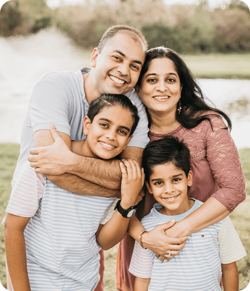 Dr. Siddharth Talsania with his family